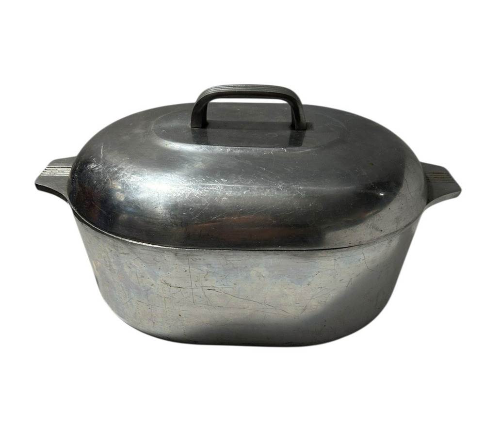 Wagner Ware Magnalite 8 Qt 4265-M Roaster Dutch Oven Pot w/Lid Heavy